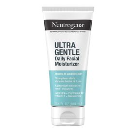 Neutrogena Daily Fragrance Free Dry Skin Face Moisturizer, 3.4 fl. oz