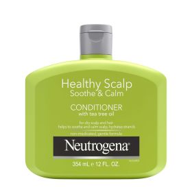 Neutrogena Tea Tree Oil Conditioner to Refresh & Moisturize Dry Scalp & Hair, 12 fl oz