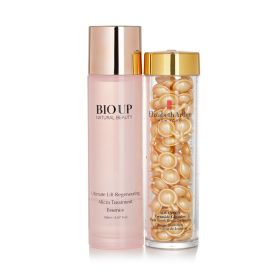 ELIZABETH ARDEN - (EDD Int) Ceramide Capsules Daily Youth Restoring Serum-ADVANCED 90caps (Free: Natural Beauty BIO UP Treatment Essence 150ml) 2pcs