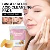 EelHope Turmeric Cleansing Pad Deep Cleansing Pore Refining Acne Blemish Reducing Facial Brightening