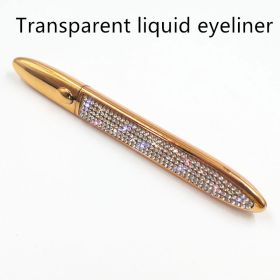 False Eyelashes Self-adhesive Eyeliner Multicolor (option: Full Diamond-Transparent)