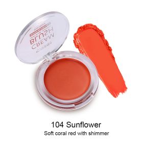 PHOERA Light And Brightening Blush Cream (option: 104Sunflower)