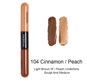 Double Heads Are Suitable For Any Skin Type Natural Color Brightening Liquid Concealer (option: A 104)