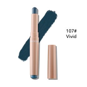 New Monochrome Lipstick Eyeshadow Stick Makeup (option: 107Vivid)