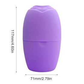 Ice Face Roller, Ice Roller For Face And Eye Beauty, Ice Massage Cup (Colour: Purple)