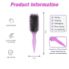 Curl Defining Brush,Boar Bristle Hair Brush Styling Brush for detangling,combing and shaping men and women